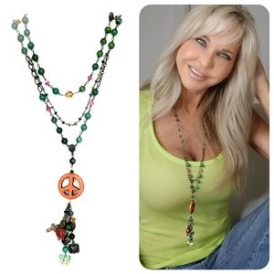 Sterling Silver Peace Wrap Necklace